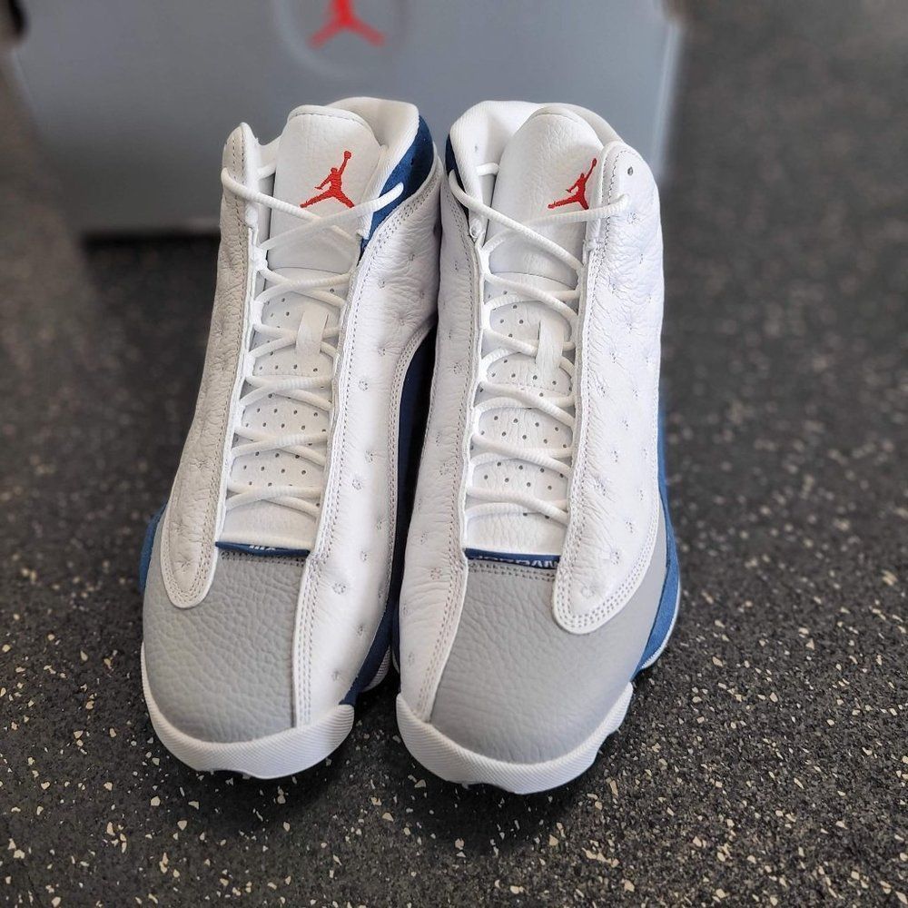 Nike Air Jordan 13 French Blue White GS (DJ3003-164) Youth Size 6.5Y - Picture 3 of 8